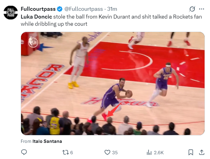 东契奇单节13分率队大胜火箭 创造多项历史纪录