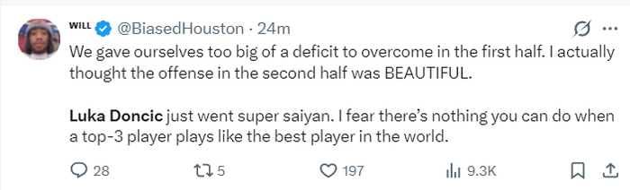 东契奇单节13分率队大胜火箭 创造多项历史纪录